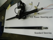 01a-TR3a original column compared to EZ Electric Power Steering column